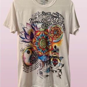 Electro Threads Graphic White T-Shirt